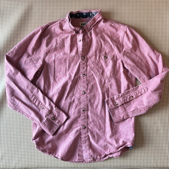 1901 button down men’s shirt. 100% cotton. Size Large - Picture 2 of 16